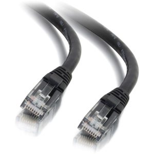 C2G 7ft Cat6 Ethernet Cable - Snagless Unshielded UTP Network Patch Cable - RJ-45 Male to RJ-45 Male - Black