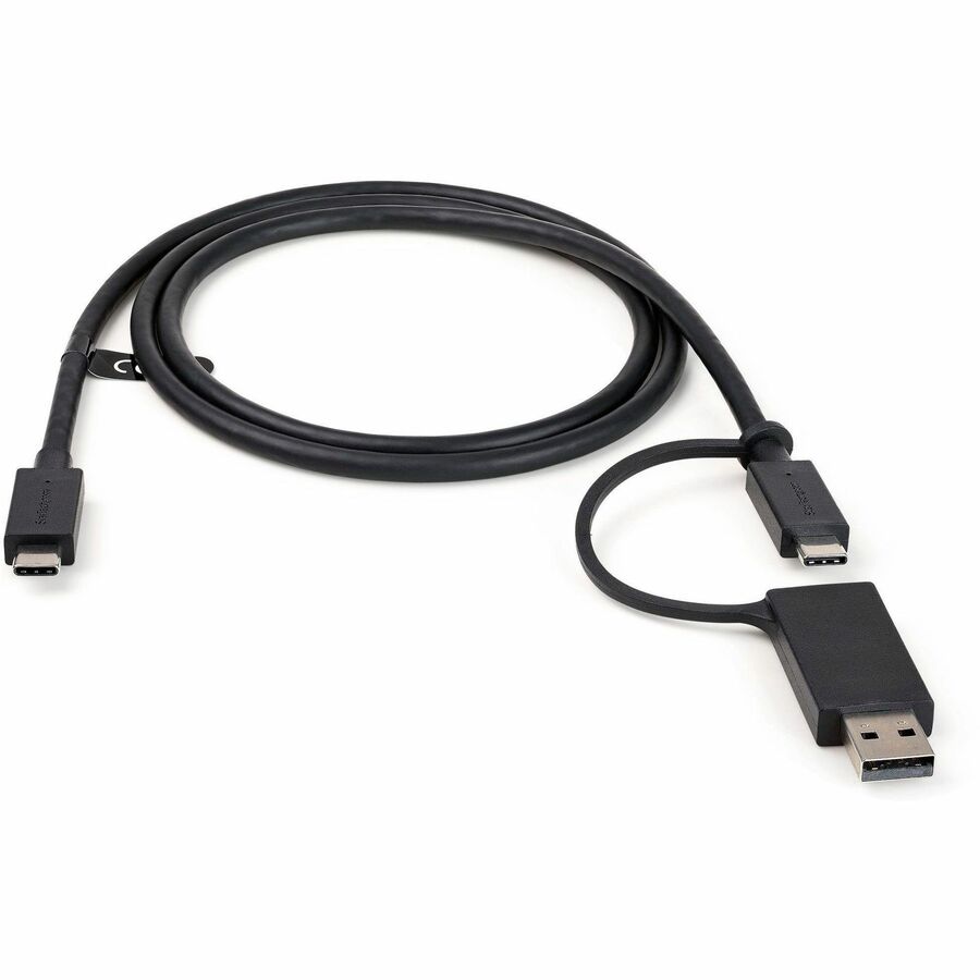 StarTech.com 3ft/1m USB-C Cable with USB-A Adapter Dongle, USB-C to C (10Gbps/PD), USB-A to C (5Gbps), 2-in-1 USB C Cable for Hybrid Dock - Image 8