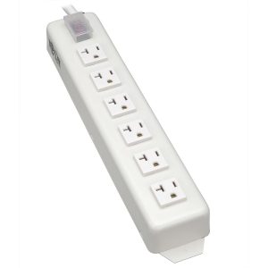 Eaton Tripp Lite Series Power It! 6-Outlet Power Strip, 15 ft. (4.57 m) Cord, 5-20P Plug, Metal Housing