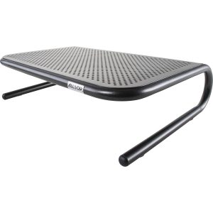 Allsop Metal Art Jr. Monitor Stand 14-Inch Wide Platform - Pearl Black (30165)