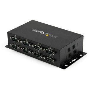 StarTech.com USB to Serial Adapter Hub &acirc;&euro;" 8 Port &acirc;&euro;" Industrial &acirc;&euro;" Wall Mount &acirc;&euro;" Din Rail &acirc;&euro;" COM Port Retention &acirc;&euro;" FTDI USB to RS232