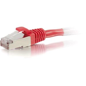 C2G 4ft Cat6 Snagless Shielded (STP) Network Patch Cable - Red