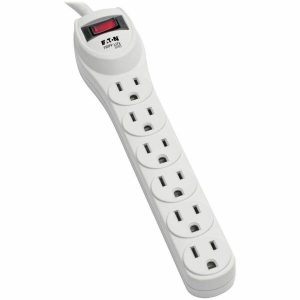 Eaton Tripp Lite Series Protect It! 6-Outlet Home Computer Surge Protector, 2 ft. (0.61 m) Cord, 180 Joules