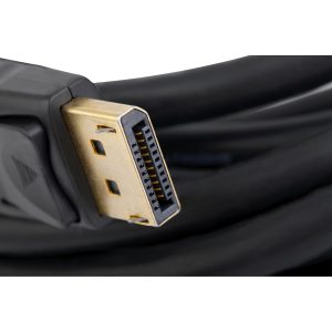 Unirise DisplayPort Male to Male with Latches V1.2, 10ft