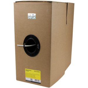 StarTech.com Bulk Cat 6 Ethernet Cable - 1000 ft. - Solid - CMP/FT6 Plenum Fire Rating - ETL Verified - Gray - TAA Compliant