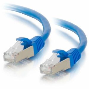 C2G 3ft Cat6a Snagless Shielded (STP) Network Patch Cable - Blue