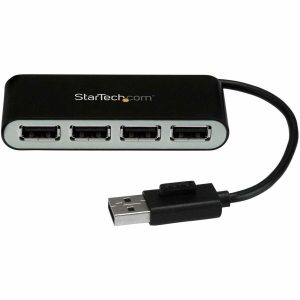 StarTech.com 4 Port USB Hub &acirc;&euro;" 4 x USB 2.0 port &acirc;&euro;" Bus Powered &acirc;&euro;" USB Adapter &acirc;&euro;" USB Splitter &acirc;&euro;" Multi Port USB Hub &acirc;&euro;" USB 2.0 Hub