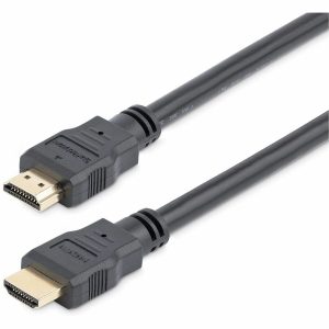 StarTech.com 15ft/4.6m HDMI Cable, 4K High Speed HDMI Cable with Ethernet, Ultra HD 4K 30Hz Video, HDMI 1.4 Cable/HDMI Monitor Cord, Black