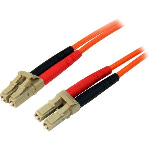 StarTech.com 3m Fiber Optic Cable - Multimode Duplex 50/125 - LSZH Fiber Jumper Cord - LC/LC