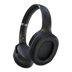 HyperGear 16180 Flip 2-in-1 Bluetooth Folding Over-Ear Headphones with Mic, Aux Input, and FM, Speaker/Headphone Modes, up to 10 Hours Play Time (Black)