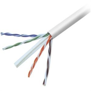 1000' Cat 6 Bulk UTP Cable WHT