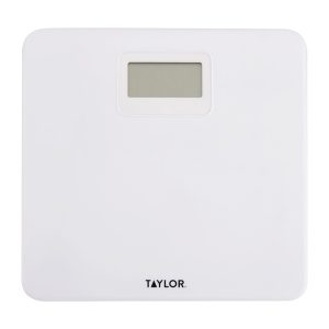Taylor Precision Products 5274509 Digital Plastic Bath Scale, White, 330-Lb. Capacity