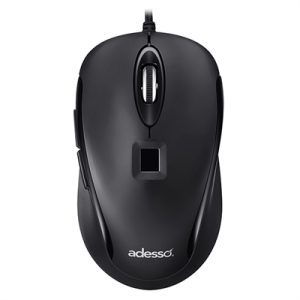 Wired Mouse w/Fingerprint Read