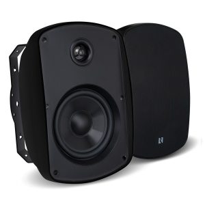 Russound 5B65mk2-B 6.5-In. 150-Watt Acclaim 5 Series OutBack MK2 2-Way Outdoor Speaker Pair with IMPP Cone Woofer and Teteron Tweeter, 8 Ohms (Black)