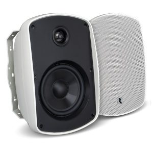 Russound 5B65mk2-W 6.5-In. 150-Watt Acclaim 5 Series OutBack MK2 2-Way Outdoor Speaker Pair with IMPP Cone Woofer and Teteron Tweeter, 8 Ohms (White)