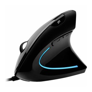 Adesso IMOUSE E1 iMouse E1 Wired USB Vertical Ergonomic Right-Handed Optical Mouse, 6 Buttons, 1600 DPI, for PC