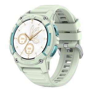 KOSPET P-S001-G TANK S2 GPS Smartwatch with 1.32-In. AMOLED Touch Screen, Bluetooth, 170+ Sports Modes, and Military Grade Protection (Iris Green)