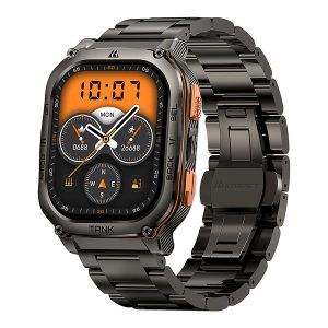 KOSPET P-MUS002-B TANK M3 Ultra GPS Smartwatch with 1.96-In. AMOLED Touch Screen, Bluetooth, 170+ Sports Modes, Military Grade Protection, and 2 Bands (Black)