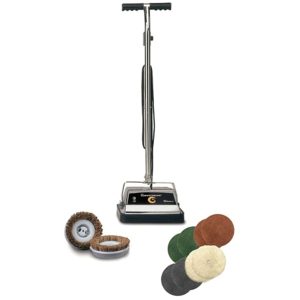 Koblenz P1800 The Cleaning Machine 12-In. Floor Polisher/Buffer/Scrubber, P-1800, Gold and Gray