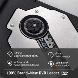 External DVD Drive USB CD DVD 3.0 Burner Writer Rewriter For MacBook Laptops