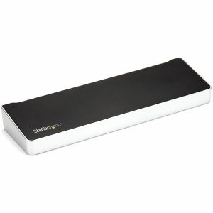 StarTech.com 4K USB-C Dock, Triple UHD 4K Monitor Docking Station, Mac & Windows, HDMI & DisplayPort, 100W PD, 5x USB 5Gbps Hub, TAA