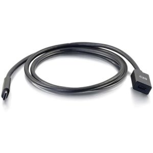 C2G 3ft USB C Extension Cable - USB C to USB C Extension Cable - USB 3.1 Gen 1 - 5Gbps - M/F
