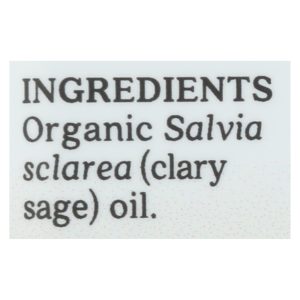 Aura Cacia - Organic Essential Oil - Clary Sage - .25 oz