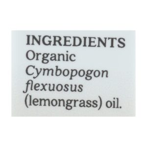 Aura Cacia - Organic Essential Oil - Lemongrass - .25 oz
