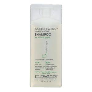 Giovanni Shampoo Tea Tree Triple Treat - 2 fl oz - Case of 12