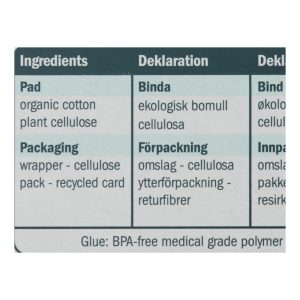 Natracare Natural Ultra Pads w/wings Super w/organic cotton cover  - 12 Pack