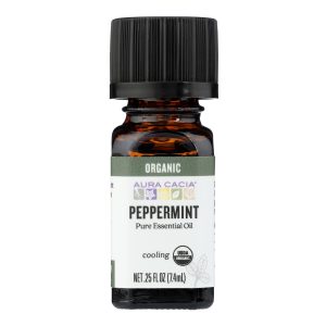 Aura Cacia - Organic Peppermint - .25 oz