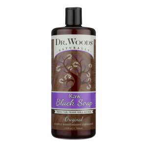 Dr. Woods Shea Vision Pure Black Soap with Organic Shea Butter - 32 fl oz