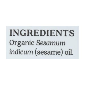 Aura Cacia - Organic Aromatherapy Sesame Oil - 4 fl oz