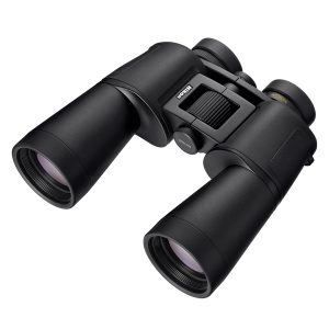 Nikon 16809 ACTION 12x50 Binoculars with Neck Strap, Case, and Caps for Birding, Hiking, Sports, Camping, Concerts, and All-Purpose Use