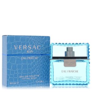 Versace Eau Fraiche Eau De Toilette Spray (Blue) 1.7 oz for Men