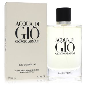 Giorgio Armani Eau De Parfum Refillable Spray 4.2 oz for Men