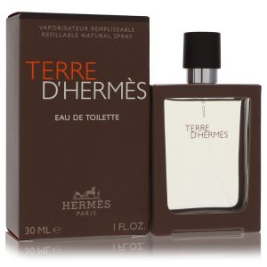 Hermes Eau De Toilette Spray Spray Refillable 1 oz for Men