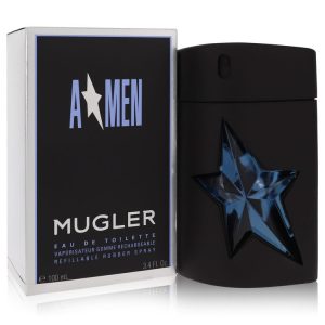 Thierry Mugler Eau De Toilette Spray Refillable (Rubber) 3.4 oz for Men