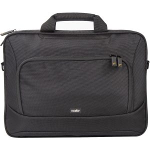 Rocstor Premium 13" & 14" Professional Toploading Universal Briefcase Laptop Case - Weather & Water Resistant - RFID Blocking Pocket - Lightweight - Exterior 1200D Polyester & Interior 210D Polyester Material- Fits 13in, 14in & 14.1 inch Laptop - For Dell&reg;, Apple&reg;, HP&reg;, Lenovo&reg; Laptops - Heavy-Duty Zipper/Pull - 14.6" Width x 10.63" Height x 1.97" Depth - Black
