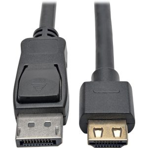 Eaton Tripp Lite Series DisplayPort 1.2 to HDMI Active Adapter Cable (M/M), 4K 60 Hz, Gripping HDMI Plug, HDCP 2.2, 15 ft. (4.6 m)