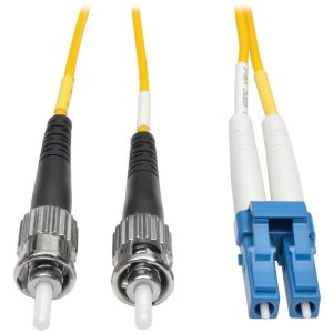 Eaton Tripp Lite Series Duplex Singlemode 9/125 Fiber Patch Cable (LC/ST), 3M (10 ft.)