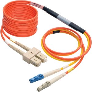 Eaton Tripp Lite Series Fiber Optic Mode Conditioning Patch Cable (LC Mode Conditioning to SC), 2M (6 ft.)