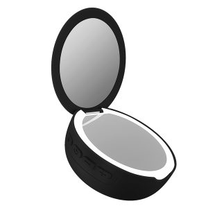 Priority Products 51810184B Compact Bluetooth Mirror Speaker with Lights, M6 (Black)