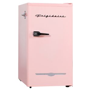 Frigidaire EFR376-C-PINK 3.2-Cu.-Ft. 65-Watt Retro Bar Fridge with Side Bottle Opener (Pink)
