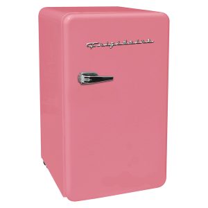 Frigidaire EFR372-B-PINK 3.2-Cu.-Ft. 60-Watt Retro Compact Refrigerator (Pink)