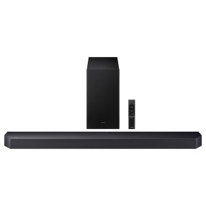 Samsung HW-Q600F/ZA 3.1.2-Channel 380-Watt 40.6-In. Sound Bar with Subwoofer, Dolby Atmos/DTS Virtual:X, HDMI, Remote, Bluetooth TV Pairing, HW-Q600F