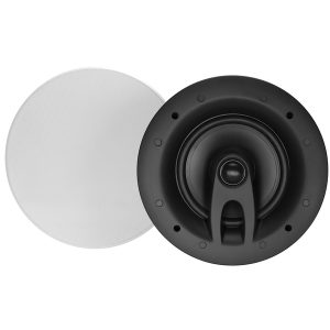 Dayton Audio CS625C Contractor Series CS625C 6-1/2-In. 35-Watt-RMS 2-Way In-Ceiling Speaker Pair with Polypropylene Woofer and Silk Dome Tweeter, 8 Ohms
