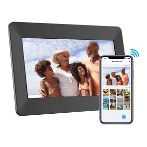 eco4life CPF1026 10.1-In. Wi-Fi Digital Photo Frame with Photos/Video Sharing and Touch Screen, CPF1026