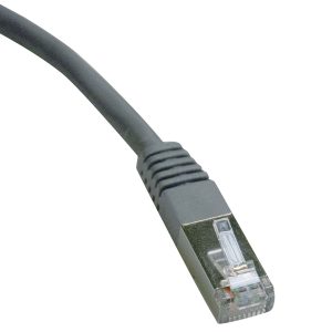 Tripp Lite by Eaton N125-025-GY CAT-6 Gigabit Molded Shielded FTP Ethernet Cable, 25-Ft., Gray, N125-025-GY