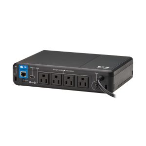 Tripp Lite by Eaton BC600RNC 4-AC Outlet 600-VA/300-Watt PC/Network/POS Cloud-Connected Desktop UPS with 190-Joules Surge Protection, 5-Ft. Cord, BC600RNC